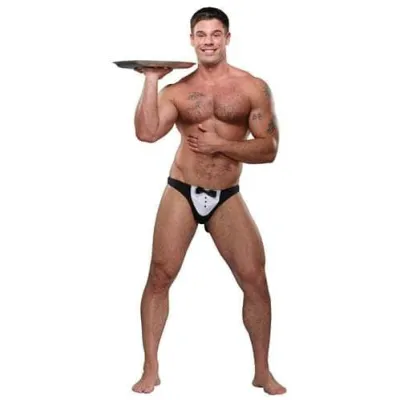 Maitre D Thong One Size Black
