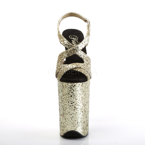 9 inches Heel, 5 1/4 inches PF Criss-Cross Sling Back Sandal — image 6 of 16