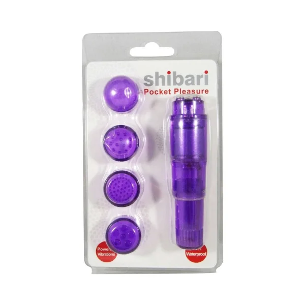 Shibari Pocket Pleasure Purple with 4 Attachments — image 7 of 7