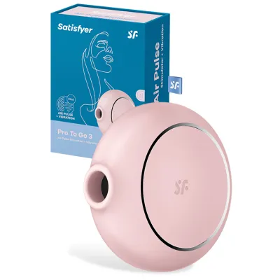 Satisfyer Pro To Go 3 3 4 Travel Clitoral Stimulator with Air Pulse Tech Vibration