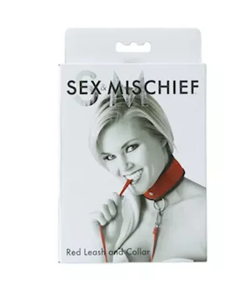 Sportsheets Leash And Collar - Red — image 4 of 4