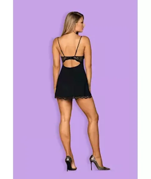 Obsessive Luvae - Babydoll  - Black - S/m — image 3 of 8