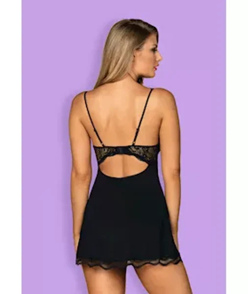 Obsessive Luvae - Babydoll  - Black - S/m — image 6 of 8