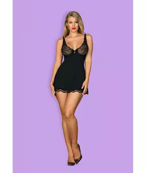 Obsessive Luvae - Babydoll  - Black - S/m — image 8 of 8