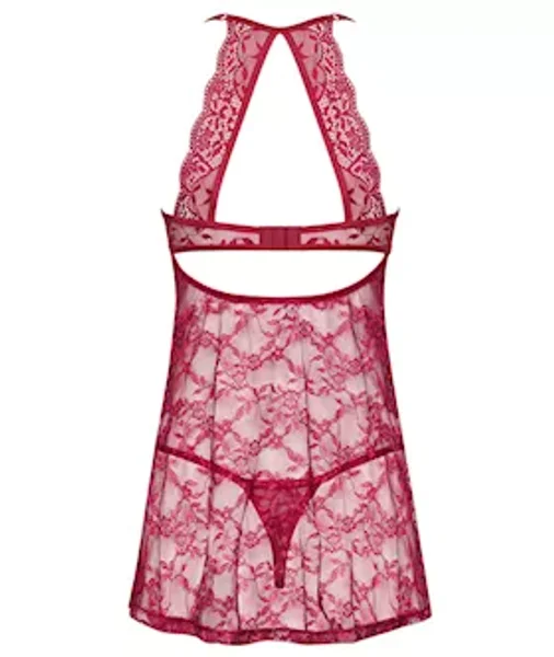 Obsessive Ivetta - Babydoll And Thong  - Red - S/m — image 7 of 8
