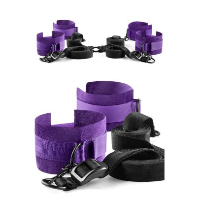 The Rabbit Company Vibrating Couples Ring Bed Restraints Kit 3 Pce
