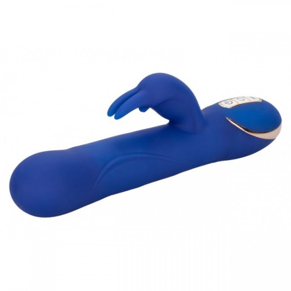 California Exotic 9" Silicone Rotating Beaded Jack Rabbit Vibrator