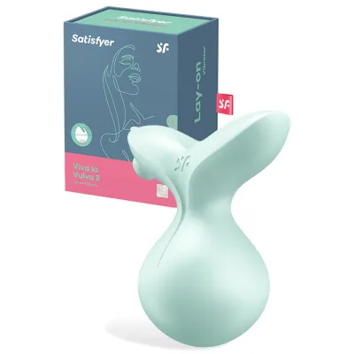 Satisfyer Viva La Vulva 3 3 3 Lay On Clitoral Vibrator