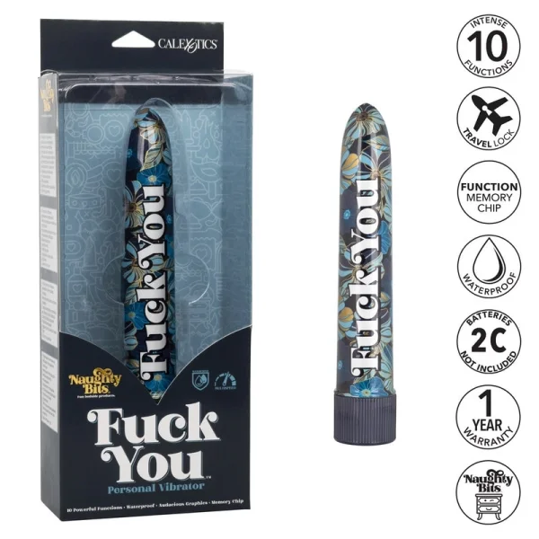 Naughty Bits Fuck You Personal Waterproof Vibrator By CalExotics