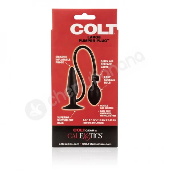 Colt Black Large Plumper Plug