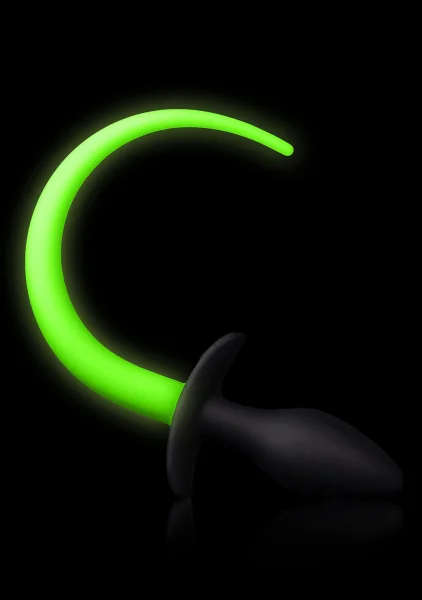 Ouch! Glow In The Dark Puppy Tail Plug
