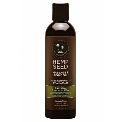 Guavalava Massage Oil with Guava Blackberry Scent 8oz 237ml Sensual Massage With Essential Oils
