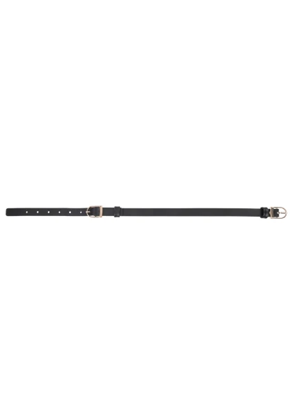 Sex & Mischief Double Buckle Day Collar By Sportsheets - Black & Gold