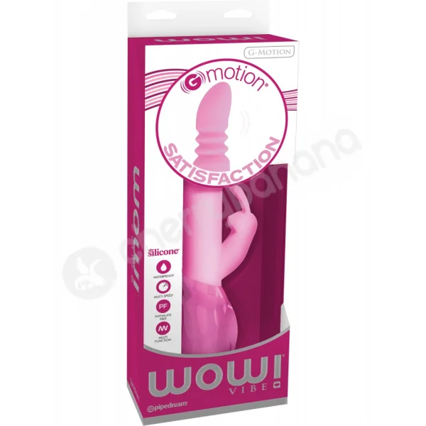 Wow! G-motion Pink Rabbit Vibrator
