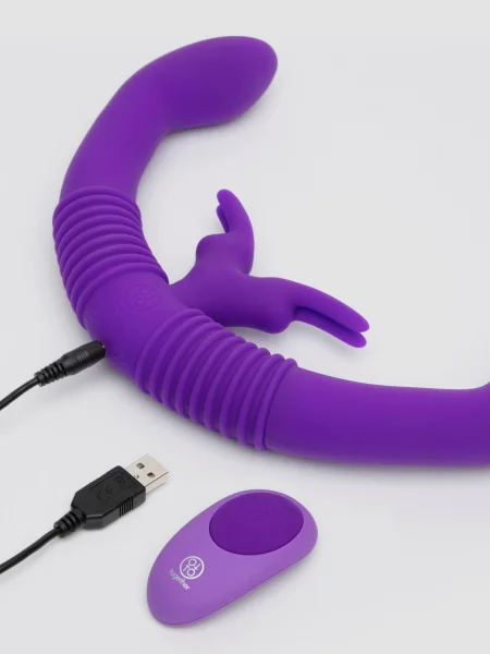 Together Toy Remote Control Dual Motor Couple's Rabbit Vibrator
