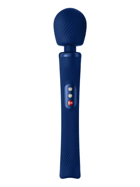 Fun Factory VIM Silicone Rechargeable Vibrating Weighted Rumble Wand - Sunrise Orange