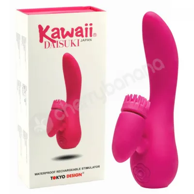 Kawaii Daisuki 1 Cerise Rechargeable Vibrator