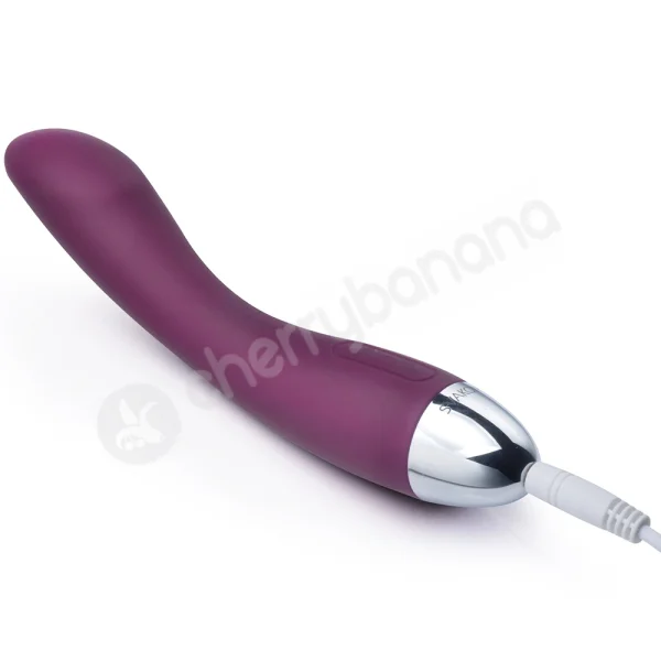 Svakom Amy Purple Curved G-Spot Vibrator With Intelligent Mode