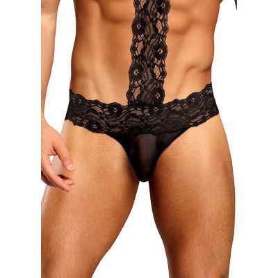 Scandal Lace Choker Thong Men