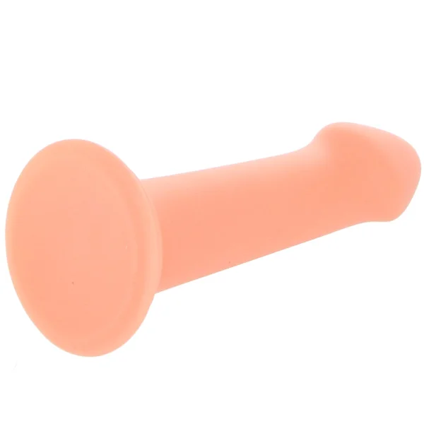 Dillio Platinum Big Hero Silicone 6" Suction Cup Dildo - Peach