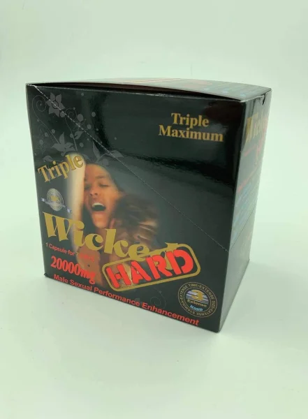 Wicked Hard 20000mg Sexual Male Enhancement 24ct Display