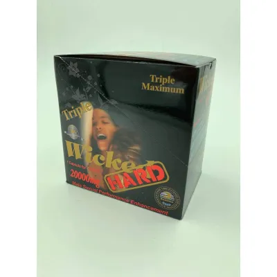 Wicked Hard 20000mg Sexual Male Enhancement 24ct Display