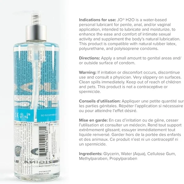 JO H2O Personal Lube 480ml — image 4 of 7