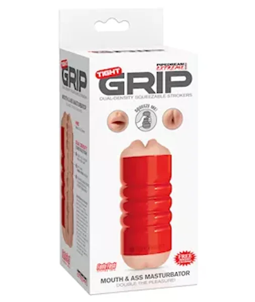 Pipedream Extreme Toyz Tight Grip Mouth & Ass Masturbator — image 10 of 10