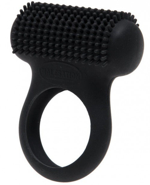 Malesation Nubbed Tickle Ring - Black — image 5 of 6