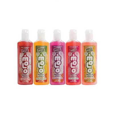 Hot Motion Lotion Christmas Pack 5 Assorted Flavors 1 Ounce