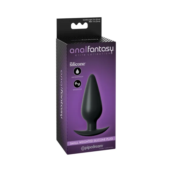 Anal Fantasy Elite Small Weighted Silicone Plug
