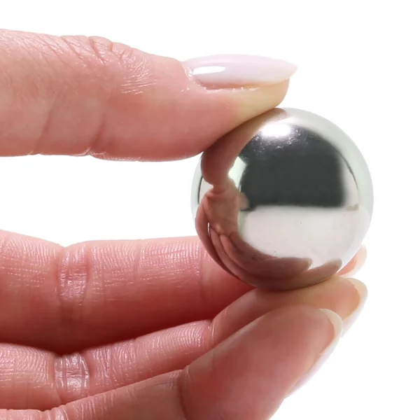 Weighted Orgasm Balls Metallic - Silver