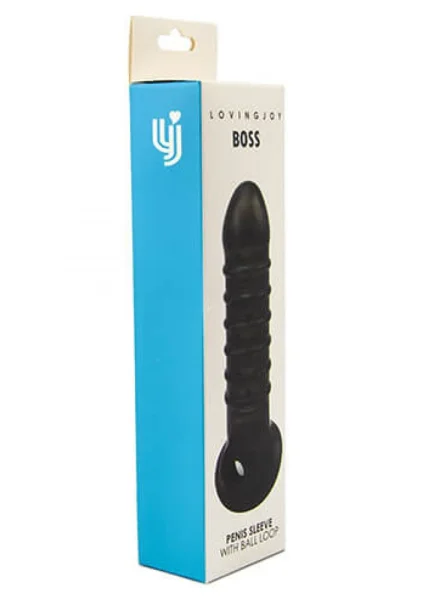 Loving Joy Boss Textured Penis Sleeve with Ball Loop