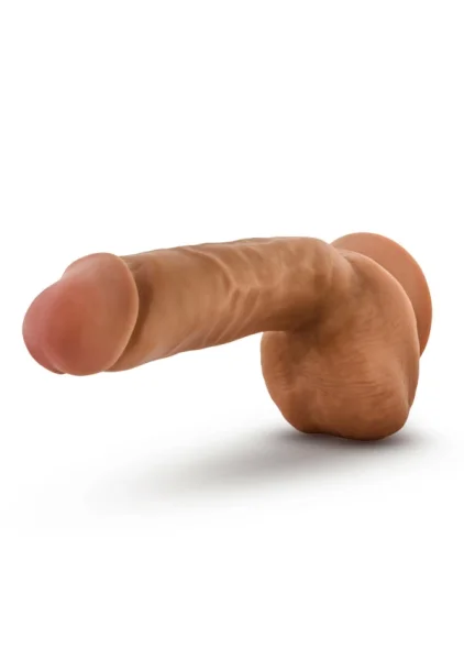 Dr. Skin Glide 8.5" Self-lubricating Dildo With Balls