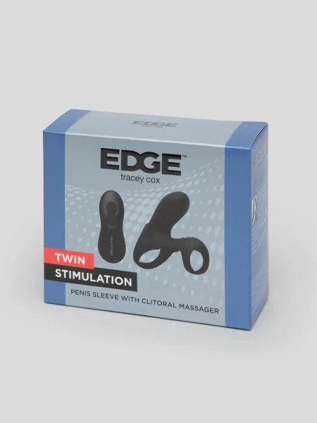 Tracey Cox EDGE Rechargeable Remote Control Penis Sleeve and Clitoral Stimulator
