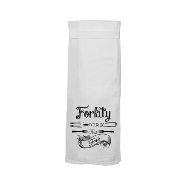 Games & Novelty: Twisted Wares Forkity Fork Fork Fork Flour Towel