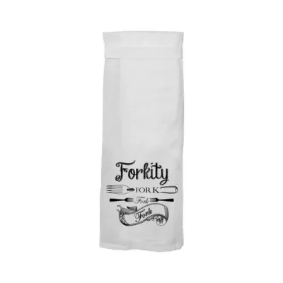 Games Novelty Twisted Wares Forkity Fork Fork Fork Flour Towel