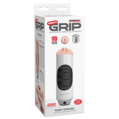 Mega Grip Vibrating Pussy Stroker