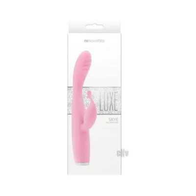 Luxe Skye Rechargeable Dual Stimulator Pink