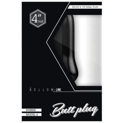 Bottom Line 4 Butt Plug Model 4 Rubber
