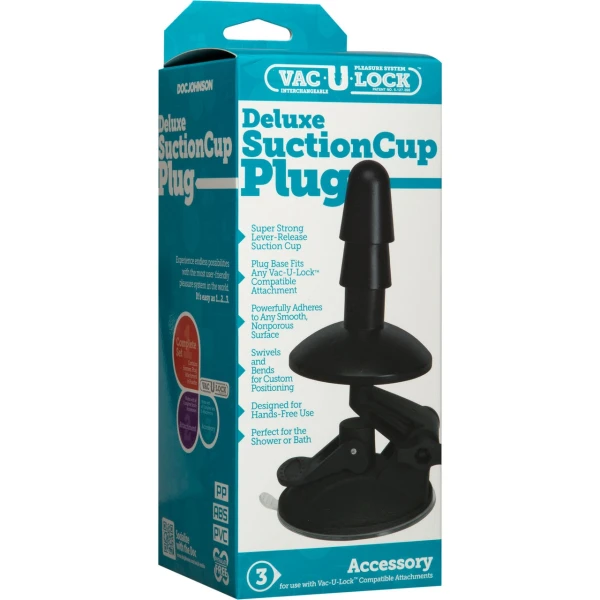 Vac-U-Lock Deluxe Suction Cup Plug Accessory 