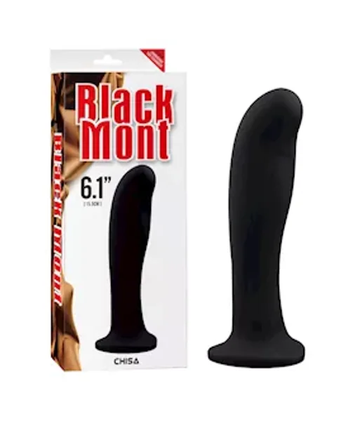 Back Amor P Spot Dildo - 6.1 Inch - Black - 6.1 Inch — image 4 of 4