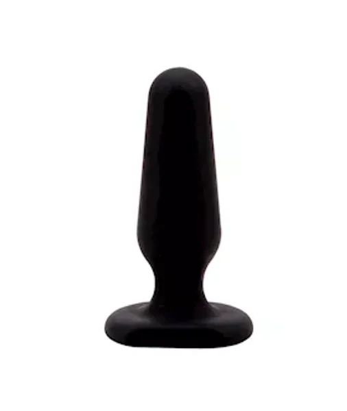 Silicone Anal Plug - 2.5 Inch - Black - 2.5 Inch