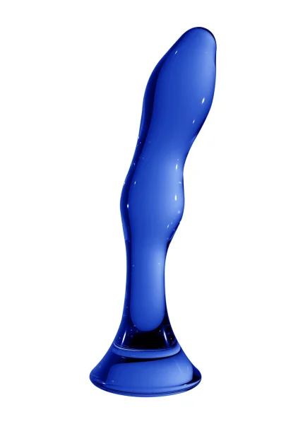 Slimline G-Spot Glass Dildo 8"