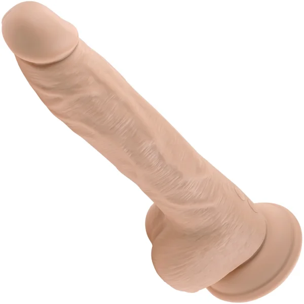 Thrust In Me Silicone Thrusting Vibrating Realistic Dong With Remote By Evolved Novelties - Vanilla