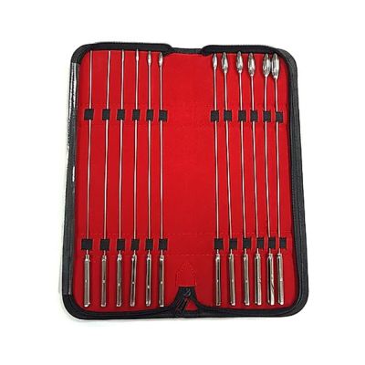 Stainless Steel 12 piece Rosebud Dilator Set