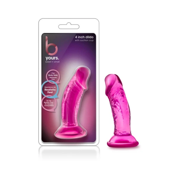 B Yours - Sweet N' Small 4in Dildo w/ Suction Cup