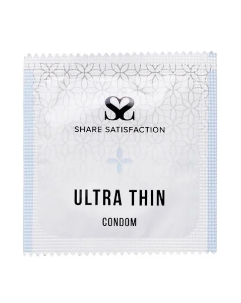 Share Satisfaction Ultra Thin Condoms - 12 Pack