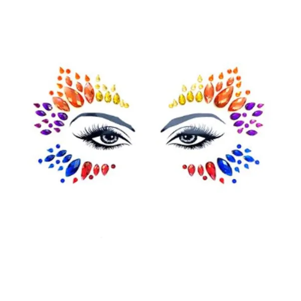 Neva Nude Crystal Pasty Pride Tribe Face — image 7 of 9