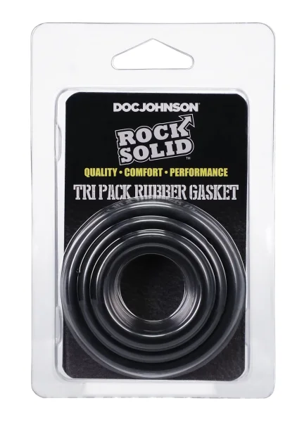 Doc Johnson Optimale 3 C-Ring Set Thin - Black
